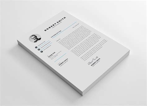 Clean Vector Resume Template · Graphic Yard Graphic Templates Store