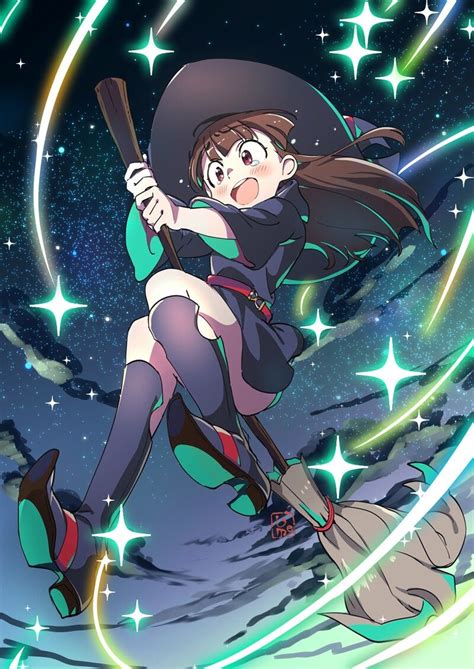 Akko Kagari Anime Little Witch Academy Witch Academia