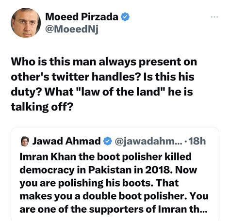 Noman Ahmed On Twitter معید پیرزادہ صاحب آج کل ملک سے باہر رہتے ہوئے افواج پاکستان کی