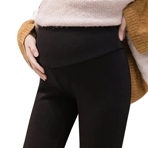 Xl Plus Velvet Thickening Winter Autumn Maternity Leggings Pants For