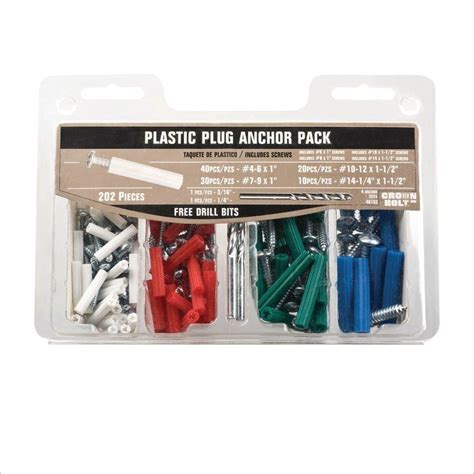 Maybe you would like to learn more about one of these? Plastic Anchors, Home Depot