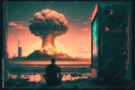 Nuclear Fear Art Related Background Nuclear Fear Series Atomic Bomb
