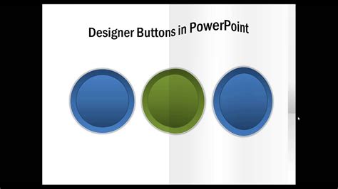 How To Create Designer Buttons In Powerpoint Effect Tutorial Series