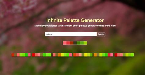 Beautiful Palette Generator From Image Tags Or Palettes ·