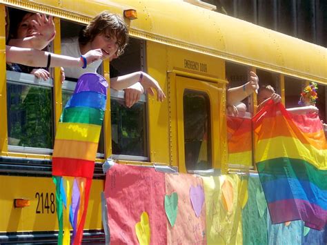 Gay Straight Alliance School Bus Seattle Pride 2008 Jglsongs Flickr