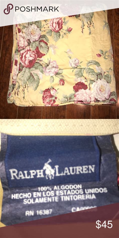 Check out our ralph lauren pattern selection for the very best in unique or custom, handmade pieces from our patterns shops. Vintage Ralph Lauren Queen Sized Floral Bed Cover | Bed ...