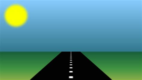 Stock video of animated road on a sunny day. | 399850 ...