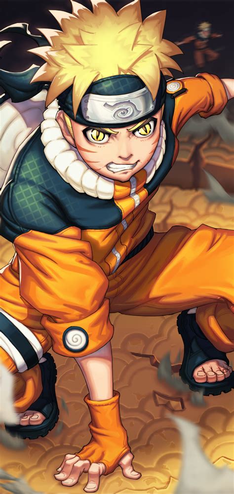 1080x2280 Naruto Uzumaki 4k Art One Plus 6huawei P20