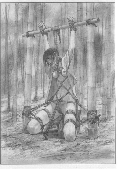 Rule 34 1girls Arms Above Head Bamboo Bamboo Forest Bamboo Shoot Bondage Bound Bound Legs