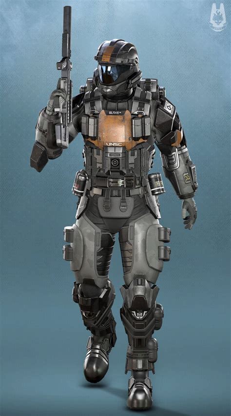 Odst Helljumper Lance Larchevêque Halo Armor Armor Concept Halo