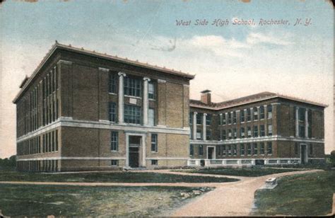 West Side High School Rochester Ny Postcard