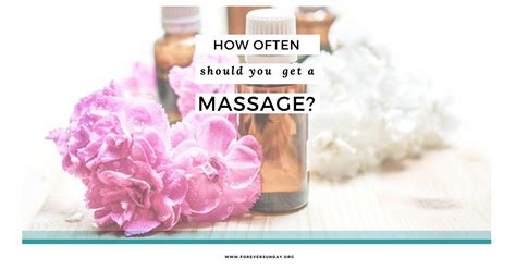 It all depends on your goals, lifestyle, and general state of health. How often should you get a massage? - Foreversunday
