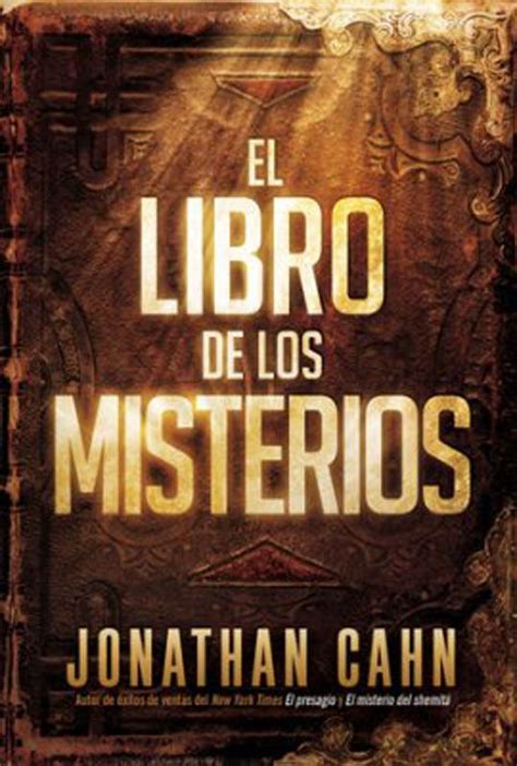 El Libro De Los Misterios Jonathan Cahn Distribuidora Pan De Vida