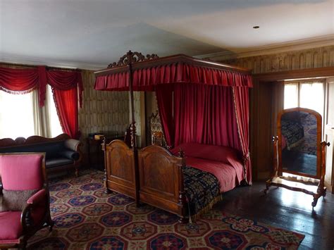 Rooms in a medieval are largely recognisable by their modern counterparts in more modest homes. Hamilton, ON Durndun Castle master bedroom | Dundurn ...