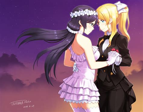 Toujou Nozomi And Ayase Eli Love Live And 1 More Drawn By Tachibana