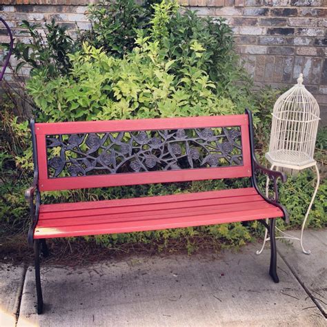 Painted Garden Benches Rorick Painted Backless Bench White At