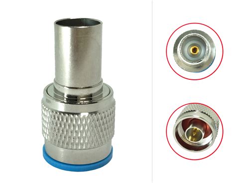 N Male Connector Lmr Cable Rf Connector N Type Plug Male Crimp For Lmr Rg Coaxial Cable