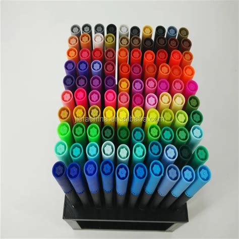 100 Colors Dual Tip Brush Pens Art Markersbrush Tip With Fineliner 0