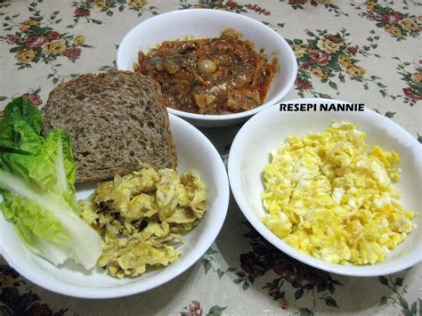 Berikut rekomendasi menu sarapan untuk kamu yang . RESEPI NANNIE: SARAPAN PAGI NI..