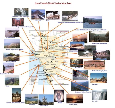 Karnataka, the sixth largest state in india, has been ranked as the third most popular state in the country for tourism in 2014. File:Uttara Kannada District Tourism Map.JPG | Karnataka/Mysore (Mahishapuri) State (Kingdom of ...