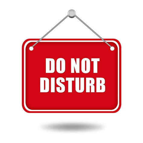 Do Not Disturb Illustrations Stock Photos Pictures And Royalty Free