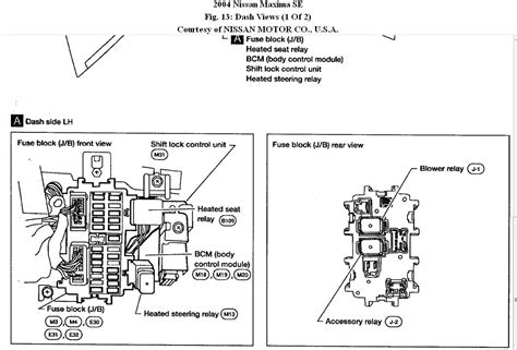 The diagram tells you where to locate the fuse on the panel. 32 2004 Nissan Maxima Fuse Box Diagram Under Hood - Wire ...