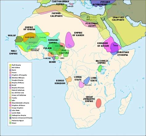 Africa Before European Colonization African Empires African History