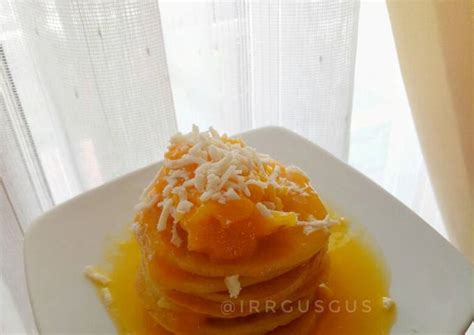 Gula pasir 1 sdm = 20 g, 1 cup = 225 g. Resep Pancake Saus Mango cheese - Simple - Mpasi 11 m+ ...