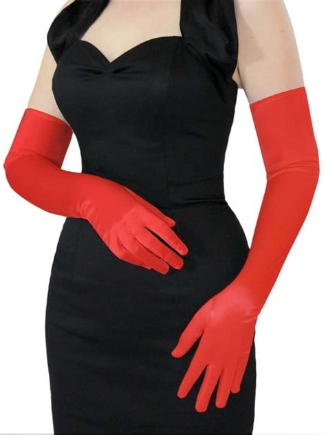 Opera Gloves Red From Vivien Of Holloway