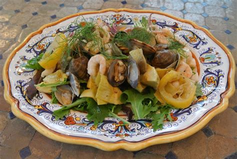Southern Italian Seafood Salad Insalata Di Mare Our Italian Table