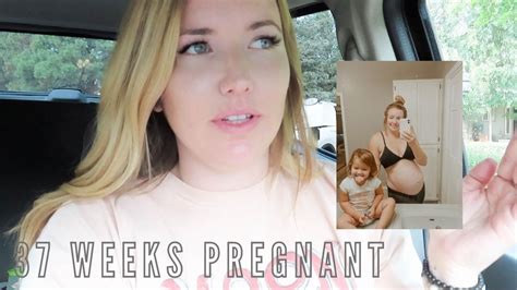 37 Weeks Pregnancy Update Measuring A Week Ahead Youtube