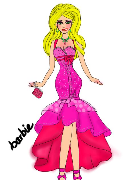 How To Draw Barbie Girl IbisPaint