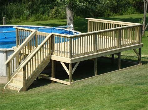 The reason behind this popularity is they are quick, affordable and however, they remain incomplete without above ground pool decks. Pin on pool deck