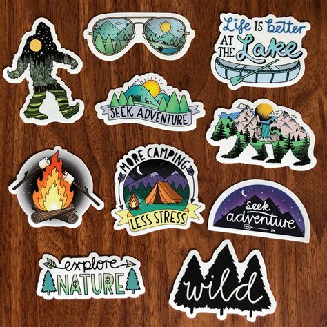 Nature Stickers Big Moods