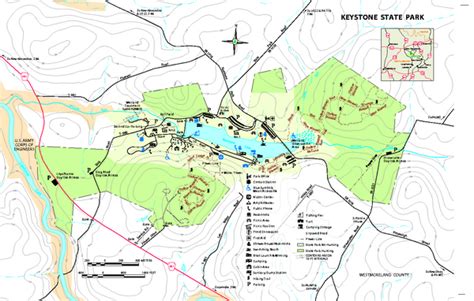 Keystone State Park Map Derry Pa 15627 3679 Mappery