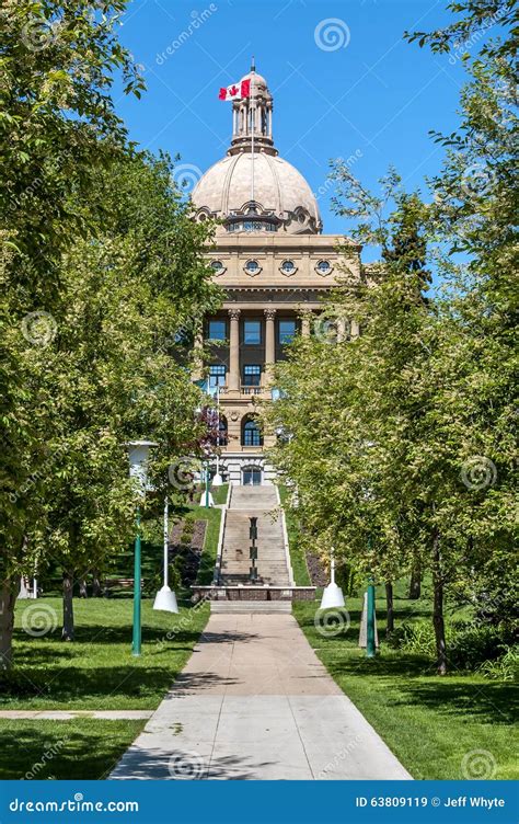 Alberta Legislature Building In Edmonton Stock Image Image Of Canada