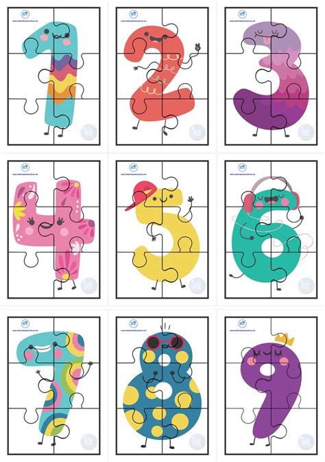 Narrarle a un niño un cuento es una actividad de mucho valor intelectual, emocional y hasta cognitivo. Rompecabezas de números del 1 al 10 a colores y formas ...
