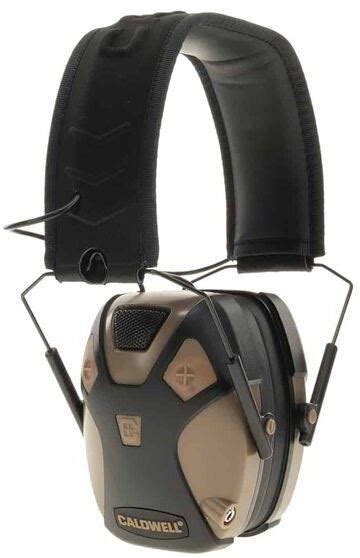 caldwell shooting supplies hearing and eye protection e max pro electronic earmuffs 23db nrr
