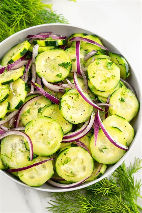 Cucumber Onion Salad One Bowl One Pot Recipes