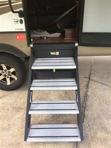 Solidstep Manual Fold Down Steps For 29 To 36 Wide Rv Door Frames