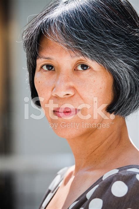 Mature Asian Woman Stock Photo Royalty Free FreeImages