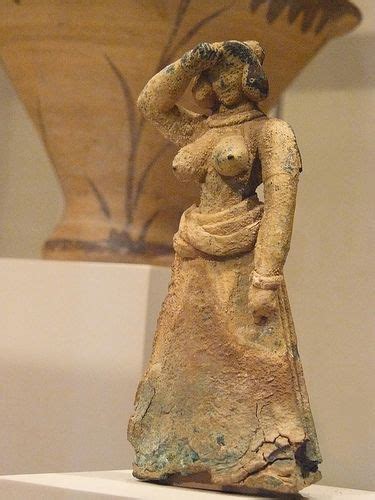 Bronze Female Figure Cretan Late Minoan I Bce Minoan Art