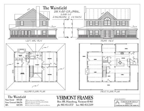 Today, people want housing that is tailored to their needs. Post & Beam House Plans & Pricing | Floor plans, House ...