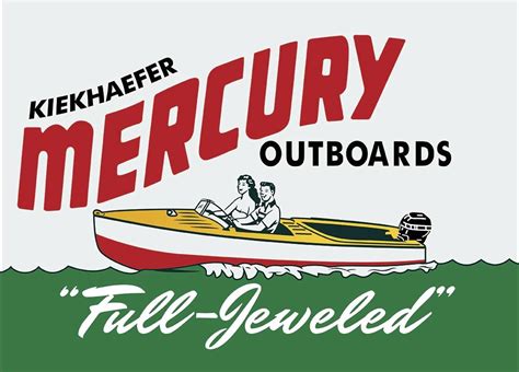 Mercury Outboards Sign Garage Art™
