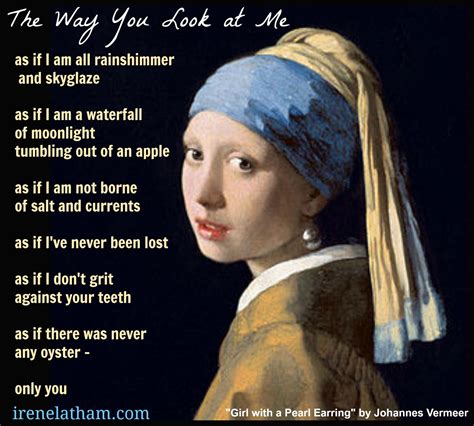 Live Your Poem Artspeak Portraits Poem After Girl With A Pearl