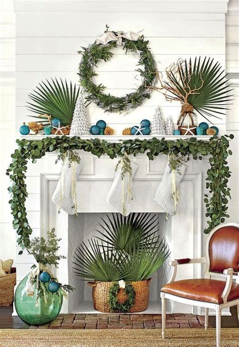 Woodland christmas decorating from allegrasweetparty. Coastal Beach & Nautical Christmas Home Decorations & Tree ...