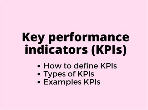 Key Performance Indicators Kpi How To Define Kpis Examples Kpis