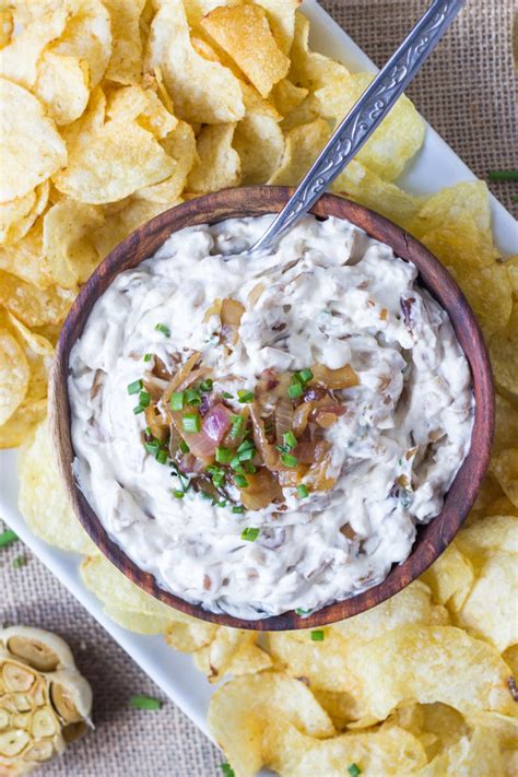 Caramelized Onion And Garlic Dip Fork In The Kitchen