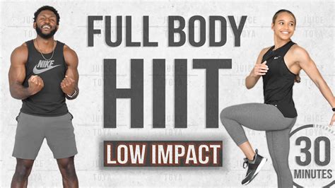 30 Minute Full Body Hiit Workout Low Impactno Equipment Youtube
