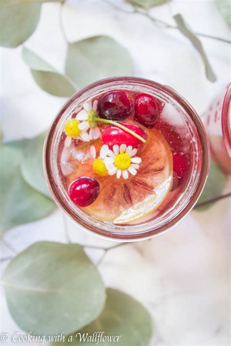 Cranberry Hibiscus Iced Tea Cooking With A Wallflower